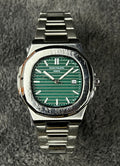 Patek Philip Luxury Watch – Silver Green