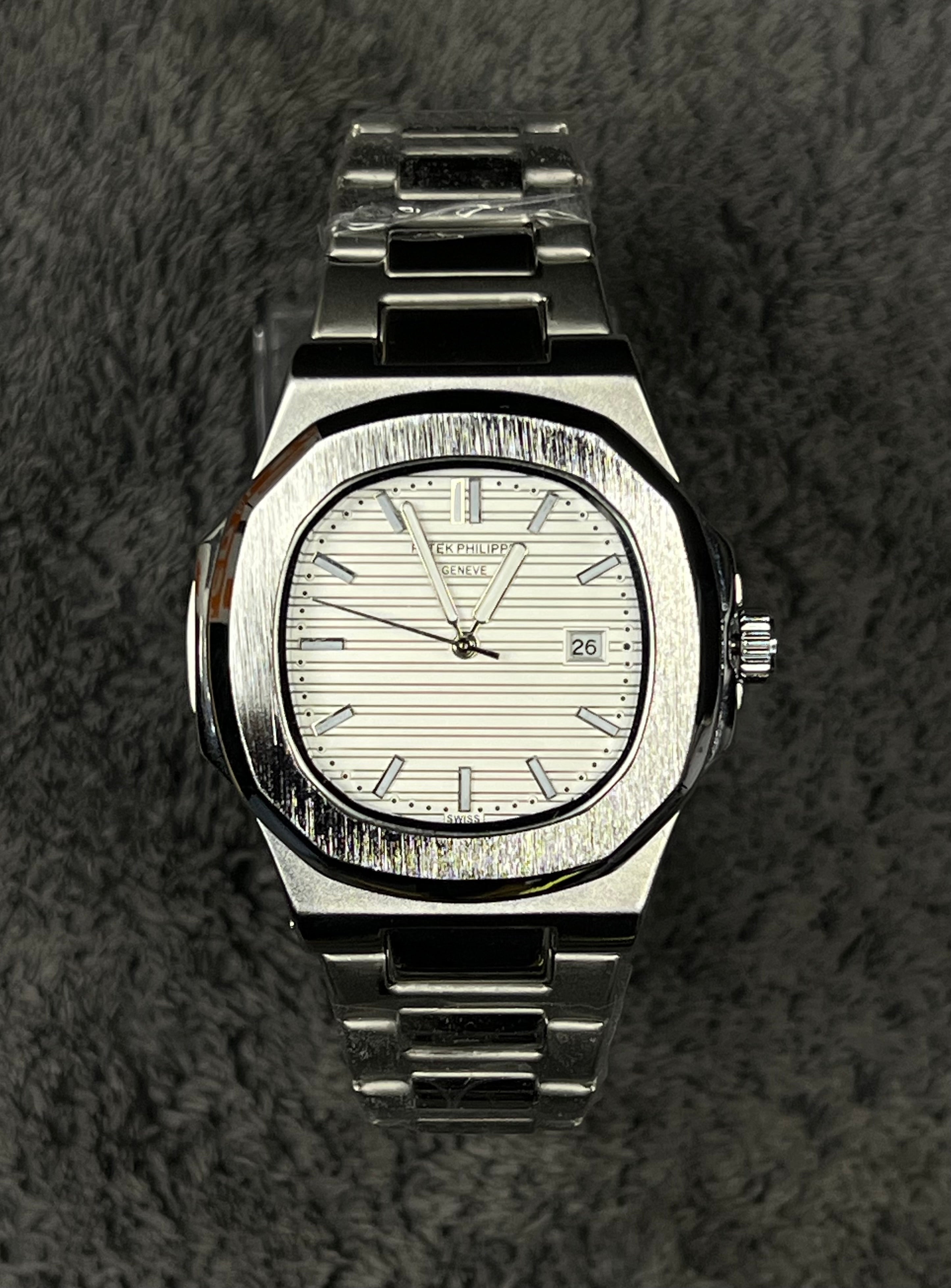 Patek Philip Luxury Watch – Silver White