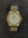 RLX DATEJUST MEN'S WATCH – TWO TONE GOLD & SILVER | SILVER DIAL